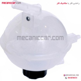 تصویر مخزن (منبع) انبساط (اب اضافه) بدون درب اب رادیاتور تیپ ۵ پژو ۲۰۶ و رانا Expansion tank