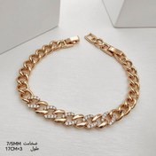 تصویر دستبند زنجیری ژوپینگ نگینی 