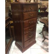 تصویر فایل کشویی چوبی مدل 2228 با ۶ کشو 