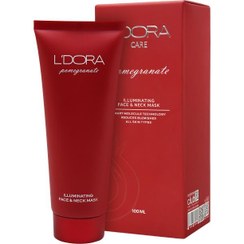 تصویر ماسک روشن کننده صورت و گردن انار ۱۰۰ میلی لیتر مناسب انواع پوست 