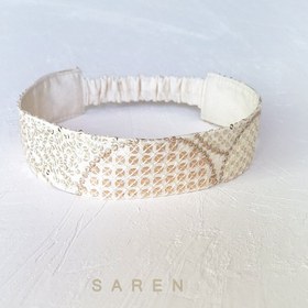 تصویر هدبند ماهک شیری 