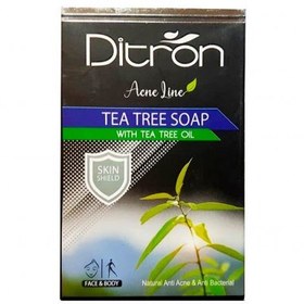 تصویر صابون تی تری پوست‌های چرب و مستعد آکنه دیترون ۱۱۰ گرمی Ditron Tea Tree Soap 110 gr