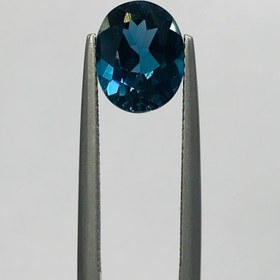 تصویر نگین توپاز لندن اصل سایز 8*10 تراش اوال 