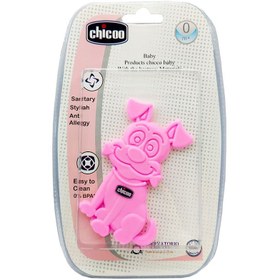 تصویر دندانگیر سیلیكونی سگ خندان چیكو بی بی Chicco baby Rattle Teether code:544/3