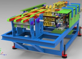 تصویر دستگاه گردون خشت سفال وبلوک سقفی rotary machine