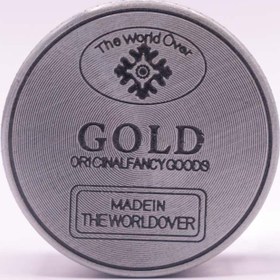 تصویر گرایندر فلزی ۳ تکه طرح Gold 