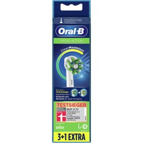 تصویر سری یدک مسواک برقی اورال-بی مدل Cross Action بسته 4 عددی ا Oral-B Cross Action electric toothbrush spare series pack of 4 Oral-B Cross Action electric toothbrush spare series pack of 4