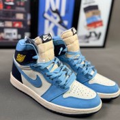 تصویر کفش ساقدار جردن ایکس تراویس اسکات |مدل Jordan x Travis Scott |ساخت ویتنام | سایز ۴۱ تا ۴۵ کپی 