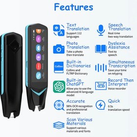 تصویر قلم مترجم زبان چندکاره NEWYES 4 NEWYES Scan Reader Pen 4 - a Multifunctional Translator