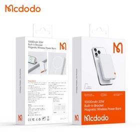 تصویر پاوربانک وایرلس 10000 مگنتی مک دودو Mcdodo MC-5101 توان 20 وات سفید پاوربانک مک دودو مدل پاوربانک وایرلس 10000 مگنتی مک دودو Mcdodo MC-5101 توان 20 وات سفید سفید