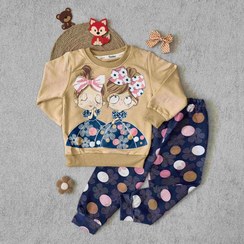 تصویر ست بلوز و شلوار اسپان دورس دخترانه 