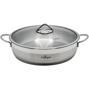 تصویر تابه درب دار دو دسته یونیک مدل UN-9947 سایز ۳۲ 