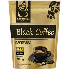تصویر بلک کافی اسپرسو دوبیس 40 عددی ا Black Coffee Espresso Doobis 40 pcs Black Coffee Espresso Doobis 40 pcs