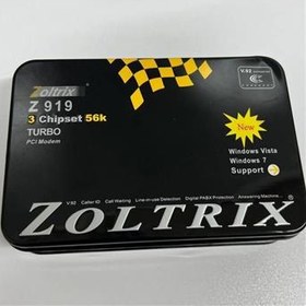 تصویر فکس مودم کارتی 3چنلZoltrix Dial Fax modem 56k 