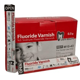 تصویر وارنیش فلوراید سینگل دوز 5% مروابن 5%‌ Sodium Fluoride Varnish Morvabon