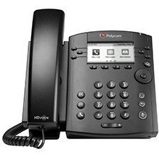 تصویر گوشی شبکه پلیکام Polycom VVX 300 IP Phone 