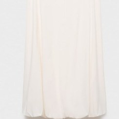 تصویر دامن بلند بادکنکی زنانه اکرو منگو 