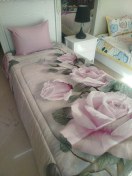 تصویر ست روتختی یک نفره طرح گل سه بعدی برند ایپک 