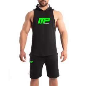 تصویر هودی بدنسازی ( رکابی کلاه دار) MUSCLE PHARM 