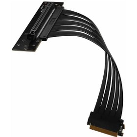 تصویر کابل رایزر کارت گرافیک ام اس آی PCI-E x16 4.0 طول 180 میلی متر Graphics Card Riser Cable MSI PCI-E x16 4.0 180mm