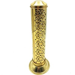 تصویر جاعودی هندی برنجی برنزی استوانه ای Cylindrical bronze Indian jade