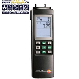 تصویر فشارسنج تفاضلی تستو TESTO 521 TESTO 521 Differential pressure measuring instrument