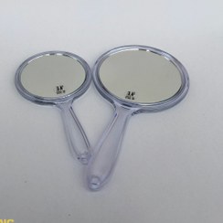 تصویر آینه آرایشی KING مدل دسته‌دار سایز کوچک 3x 