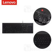 تصویر کیبورد سیمی لنوو Lenovo M120K Wired Ultra-thin chocolate Keyboard ضد آب 