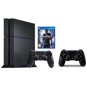 تصویر پلی استیشن 4 باندل آنچارتد ریجن 2 اروپا 1 ترابایت دو دسته - Playstation 4 Reg 2 Eu 1 TB CUH1216B 2 Dualshock 4 