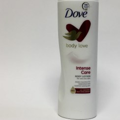 تصویر لوسیون بدن داو اورجینال مراقبت قوی برای پوست های بسیار خشک 400 میلی Dove body love intense care body lotion for very dry skin 