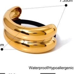 تصویر کش مو استیل دو طاقه 