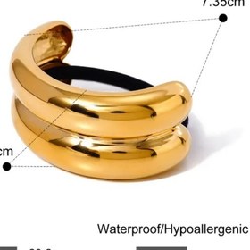 تصویر کش مو استیل دو طاقه 