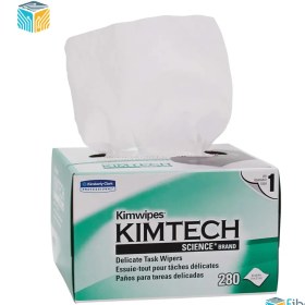 تصویر دستمال بدون پرز فیبر نوری کیمتک مدل 280P Kimtech Science™ KimWipes® Delicate Task Wipers