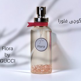 تصویر ادکلن زنانه, گوچی بای فلورا, gucci flora, puloie parfums ,حجم۴۰میل 