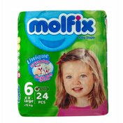 تصویر پوشک مولفیکس (Molfix) سایز 5 بسته 28 عددی پوشک کودک و نوزاد