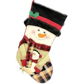 تصویر جوراب کریسمس سایز بزرگ کد j4 Large size Christmas stocking code j4