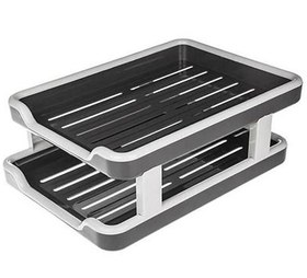 تصویر کازیه ۲طبقه پلاستیک 