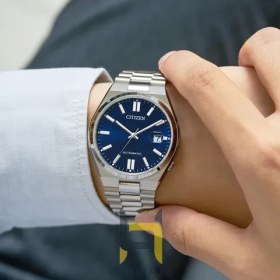 تصویر ساعت مردانه سیتیزن Tsuyosa NJ0151 صفحه آبی | خرید ساعت کلاسیک در مشهد 