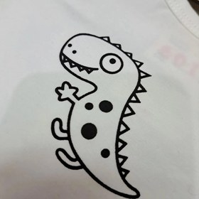 تصویر بیلر و تیشرت ست طرح دایناسور 