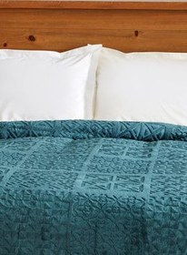 تصویر پتوی یک نفره پتو BLAIR PETROLEUM SINGLE EMBOS Karaca Home 