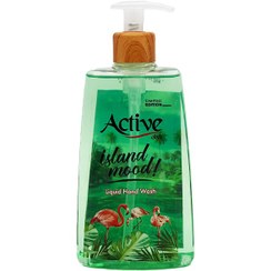 تصویر مایع دستشویی سبز Summer Time اکتیو (450 گرم) 