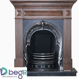 تصویر شومینه چدنی کد 113 