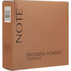 تصویر ‫پودر برنزه کننده حاوی ویتامین E نوت شماره 10بدون جعبه NOTE BRONZING POWDER