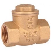 تصویر شیر یکطرفه دریچه ای برنجی 2 اینچ کیز ایران کد 5055 Brass Check Valve 2 Inch (Kizz Iran)