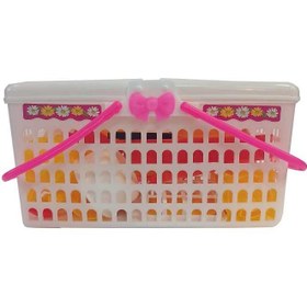 تصویر سبد پیک نیک بزرگ گل خانم 