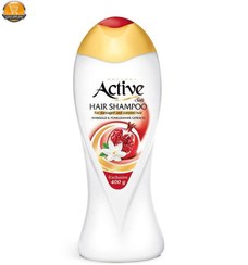 تصویر شامپو مو اکتیو مدل Pmegranate حجم 400 میلی لیتر Active Pmegranate Hair Shampoo 400ml