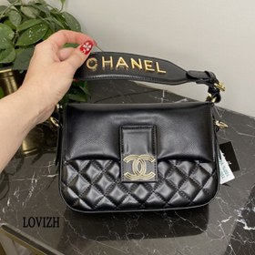 تصویر کیف دستی زنانه chanel شنل گلدوزی رنگ مشکی کد 10027 