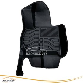 تصویر کفپوش ۵ بعدی لوکانو L7 رنگ مشکی 