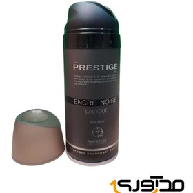 تصویر اسپری بدن مردانه Encre Noire Lalique حجم 150میل پرستیژ Prestige Encre Noire Lalique Body Spray For Men 150ml