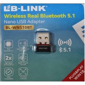 تصویر دانگل بلوتوث ال بی لینک BL-WN510BT LB-Link Wireless Real Bluetooth 5.1 Nano USB Adapter WN510BT